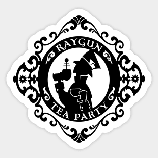 RAYGUN Tea Party Logo (Light) Sticker